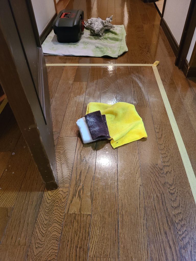 床Wax補修4