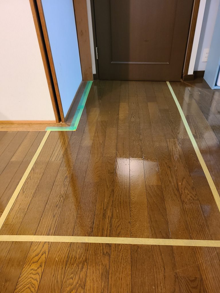 床Wax補修8