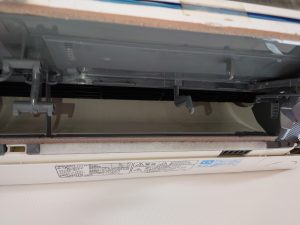 三菱製お掃除機能付きエアコンクリーニング8