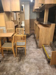 居酒屋店舗床、厨房クリーニング5