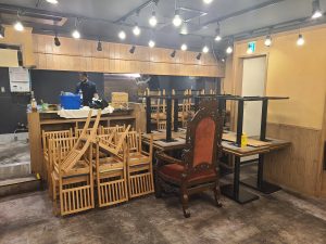 居酒屋店舗床、厨房クリーニング12