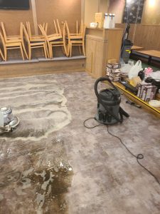 居酒屋店舗床、厨房クリーニング14