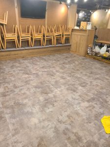 居酒屋店舗床、厨房クリーニング17