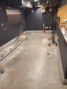 居酒屋店舗床、厨房クリーニング27