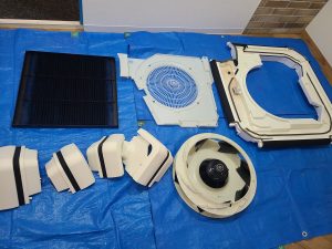 パーソナルジムオープン 業務用天吊りエアコンクリーニング8