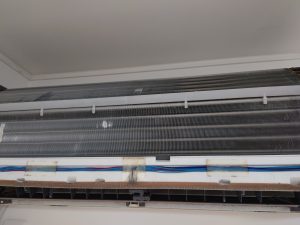 三菱製お掃除機能付きエアコンクリーニング7