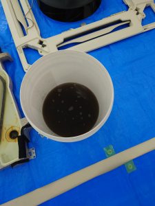 天井埋め込み式エアコン3台のクリーニング3