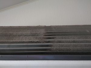 川崎市宮前区　パナソニック製お掃除機能付きエアコンクリーニング2